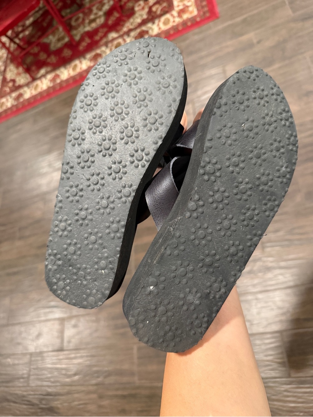 Rocket Dog Wilmer Black Platform Flip-Flops - Picture 3 of 3